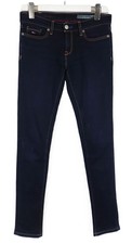 Tommy Hilfiger Nina Skinny Jeans Damen W26/L32 Zip Fly Stretch Cean Blau Denim