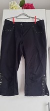 Biba schwarze caprihose 4 - biba, 3/4