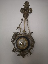 Uhr alt antik Bronze Feuervergoldet