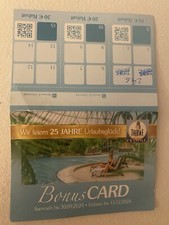 Therme Erding Bonus Card mit 2 Stempel  Stempelkarte