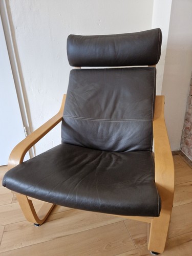 Ikea poäng ledersessel - ikea,