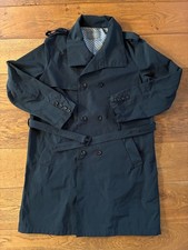 Alexander McQueen Trenchcoat, Herren, schwarz, Größe 54