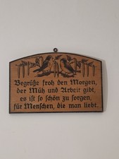 Holzschild Vintage Retro mit