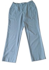 Stoff Damen Hose Gr.44 Hellblau