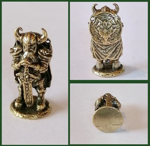 Messing miniatur figur krieger - miniatur,