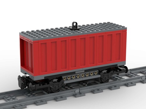 Lego containerwaggon i - containerwaggon,