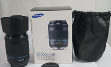 Samsung NX 50-200mm F4.0-5.6 OIS III Objektiv schwarz für NX300 NX500 NX3000 OVP