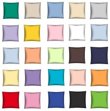 KiGATEX Dekokissen Kissenhülle Kissenbezug UNI 100% Baumwolle 40x40 cm