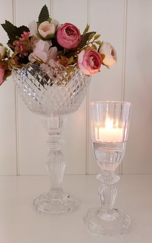 Kerzenhalter glas h10 5cm - glas, h10,5cm