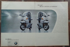 BMW C1 Roller Werbung bzw Reklame von 2001