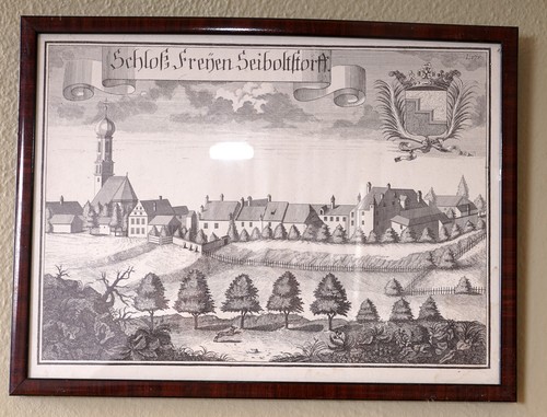 Schönes altes wandbild - altes,
