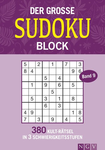 Der große sudoku block - große, band