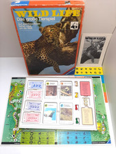 Komplett + sauber:  Wildlife Ravensburger Spiele 1975 Familienspiel Jaguar TOP
