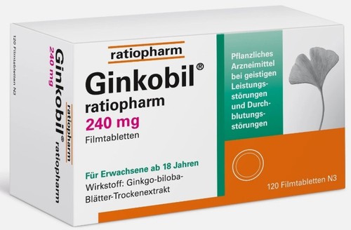 Ginkobil ratio 240mg 120 - ginkobil,