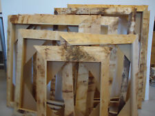 Bilderrahmen 30x40 - 50x70cm natur shabby  Holz Rahmen für Keilrahmen Leinwand g