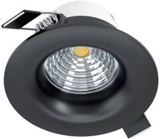 EGLO LED Einbauspot Einbauleuchte SALICETO 6W schwarz 380lm EEK:D (Spek. A-G)