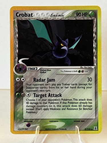 Pokemon crobat holo - pokemon,