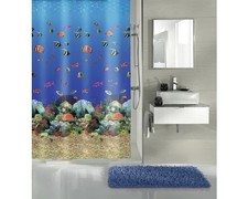 Kleine Wolke Duschvorhang Dolphin Delphin Multicolor 180x200 2.Wahl Neu OVP *