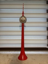 DDR Werbung | Berliner Fernsehturm | seltene Farbvariante rot | 60cm