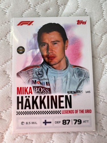 Mika häkkinen topps - mika, turbo
