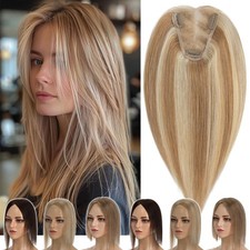 Damen Echthaar Toupet Toupee