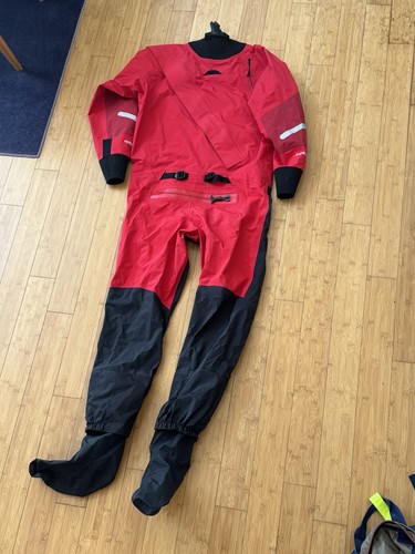 Nrs foray dry suit red - dry,
