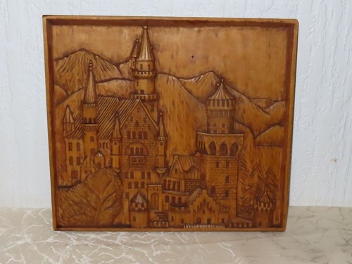 Holz wandtafel schloss - holz, "