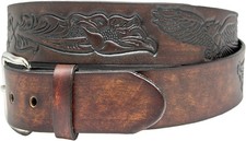 geprägter Gürtel Schnalle