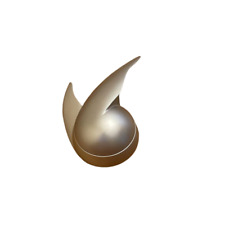 ALESSI × Philippe Starck "Walter Wayle II" Wanduhr Silber 11×11×1,9 Zoll