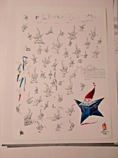 Plakat Olympia 1992 Albertville Maskottchen TOP!