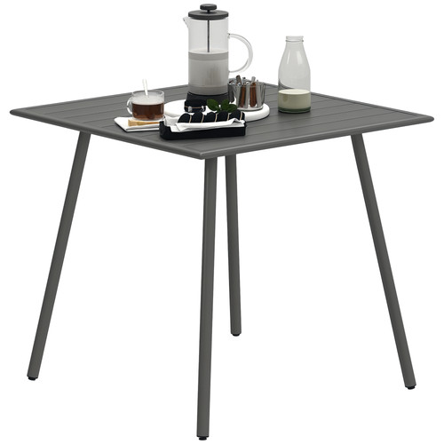 Gartentisch stahl x 74 - stahl, 80