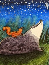 Dachs eichhörnchen waldtier - eichhörnchen,