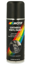 Motip Leder & Vinyl Farbe Spray Lederspray Leder Farbe Reparatur 200ml schwarz