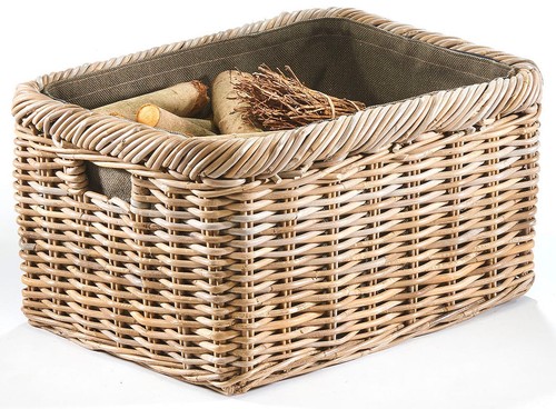 Holztrage kaminholzkorb - holztrage,