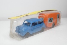 B82 1:25 APEL ITALY MINI COOPER AUSTIN MORRIS WITH CARAVAN EXPONAT PLASTIK RARE!