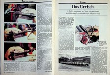 Oldtimer Praxis 1226) Mercedes Unimog Schneefräse Restaurierung - ein interessan