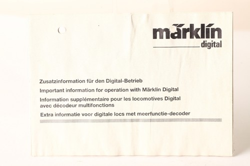 Märklin anleitung - märklin,