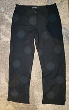 Ischico Gr. L, 40/42 Stoff Hose zum lagenlook mit Wolle Kreise