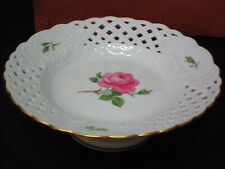 MEISSEN ROTE ROSE AUFSATZ SCHALE 020110 1.WAHL
