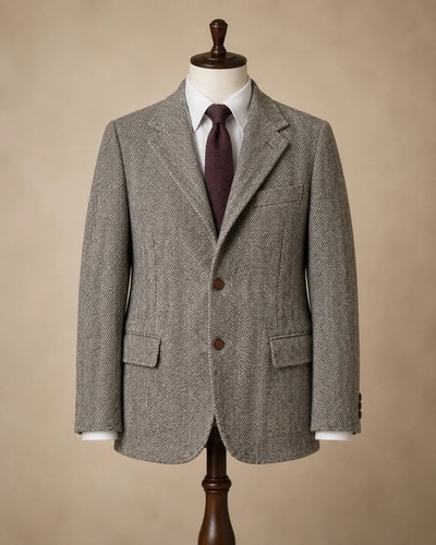Harris tweed herren jacke - tweed,