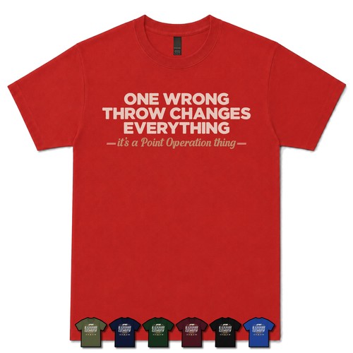 One wrong throw changes - one,