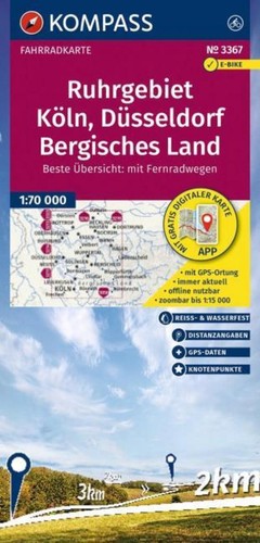 Kompass fahrradkarte 3367 - fahrradkarte,