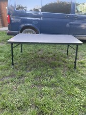 Großer Campingtisch von Crespo, Beine einzeln höhenverstellbar, zusammenklappbar