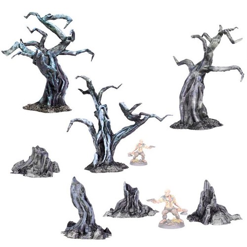 Stumps and rotting trees 28mm - rotting,