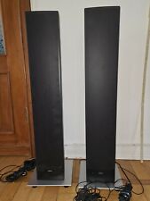 Löwe Boxen 59201 gebraucht schwarz silberne Standplatte