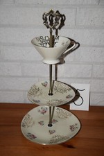 Etagere Porzellan Etagerie 3 Stöckig Kaffeetafel Gebäck Kekse Kuchen Kaffeetafel