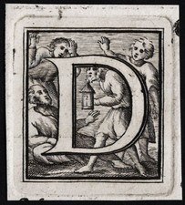 Ornament letters lettre - "d",