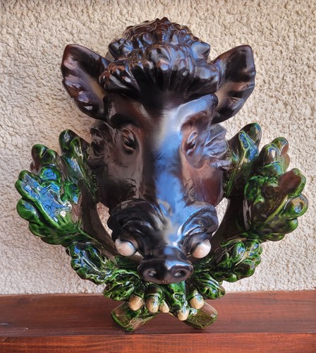 Wildschwein kopf figur statue - kopf,