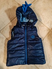 Weste dick dino Drache blau gr 74