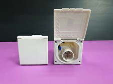 Einspeisesteckdose Weiß CEE